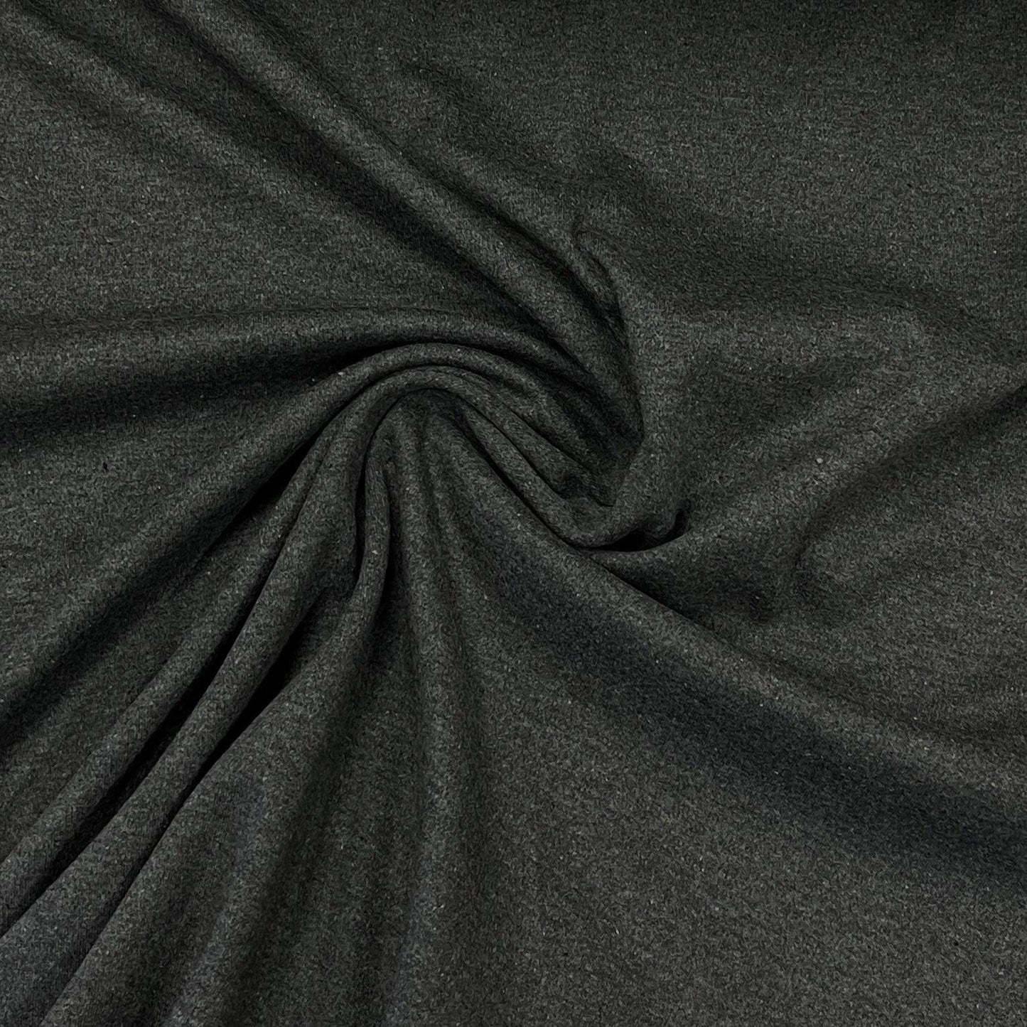 Medium Charcoal Heather Cotton Interlock Fabric - Nature's Fabrics
