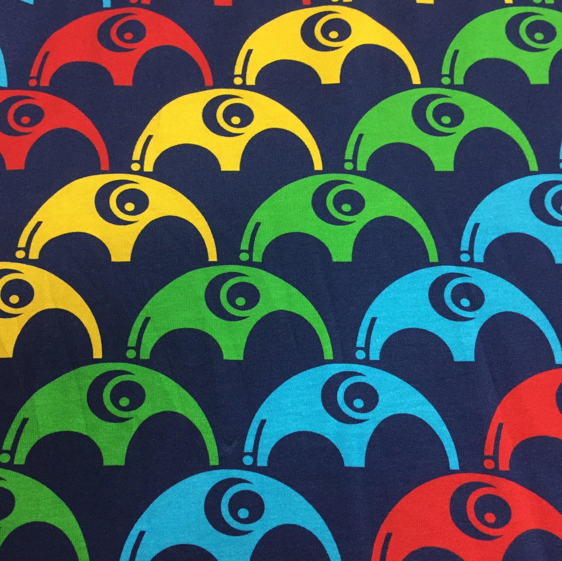 Megaphant on Organic Cotton/Spandex Jersey Fabric - Nature's Fabrics