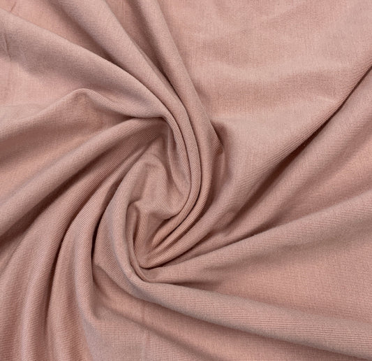Mellow Rose Bamboo/Spandex Rib Knit Fabric - Nature's Fabrics