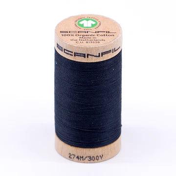 Midnight Navy Organic Cotton Sewing Thread-4846 - Nature's Fabrics