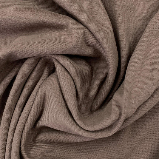 Mushroom Organic Cotton Jersey Fabric - Grown in the USA - Nature's Fabrics