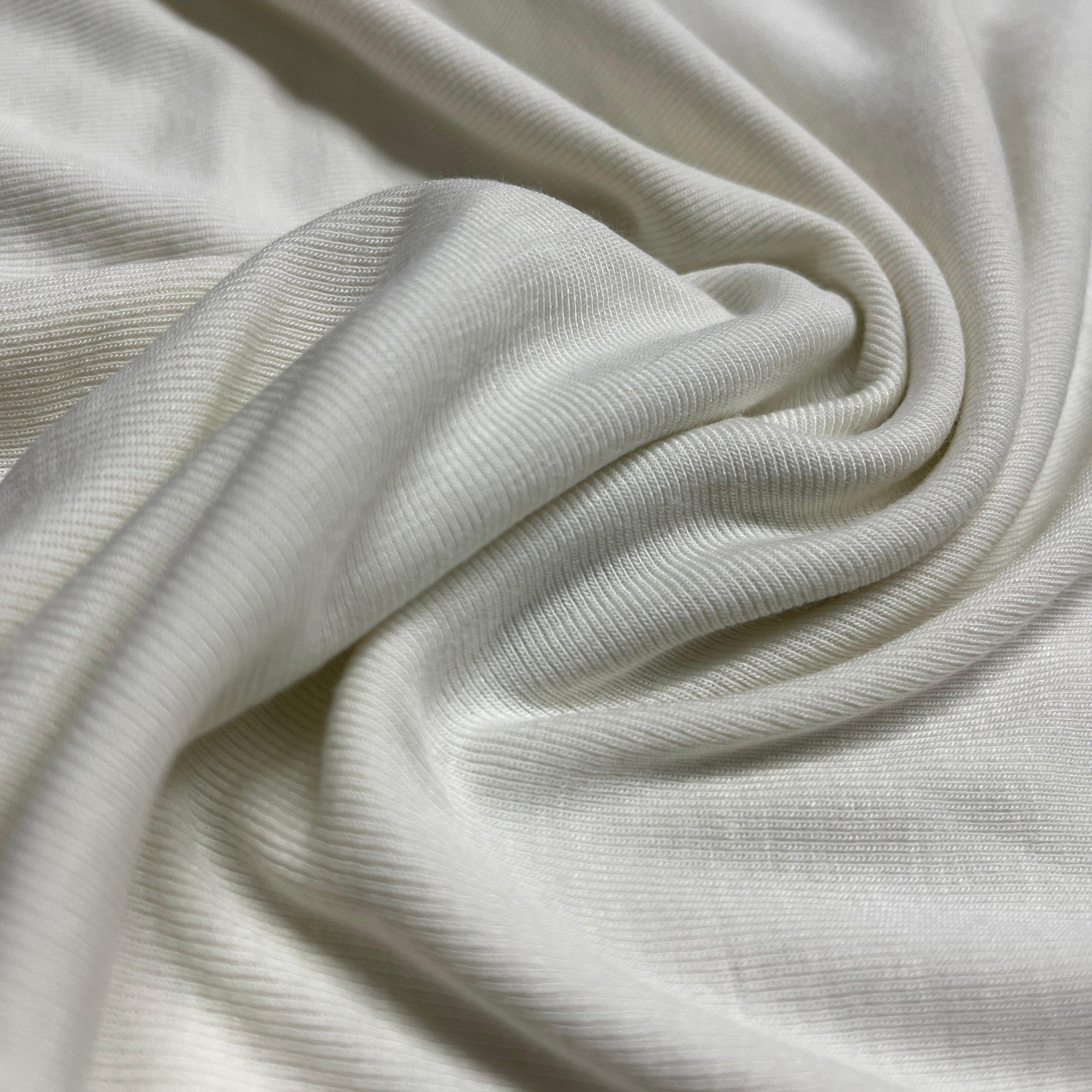 Natural Bamboo Rib Knit Fabric – Nature's Fabrics