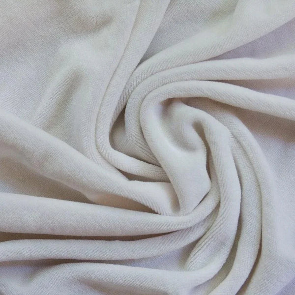 Natural Bamboo Velour Fabric