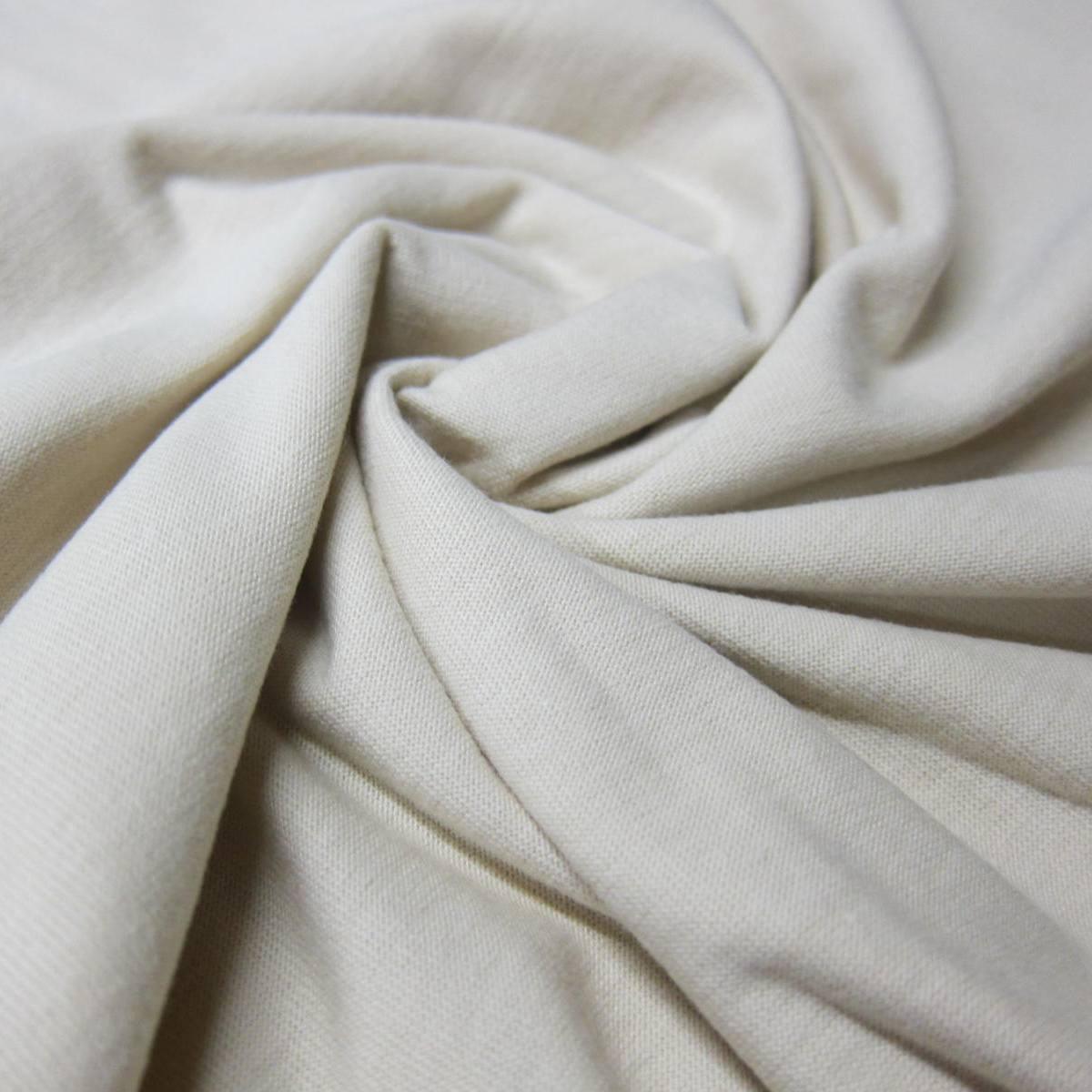 Natural Cotton Interlock Fabric - Nature's Fabrics