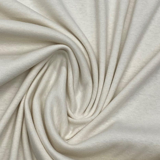 Natural Cotton Rib Knit Fabric - Nature's Fabrics