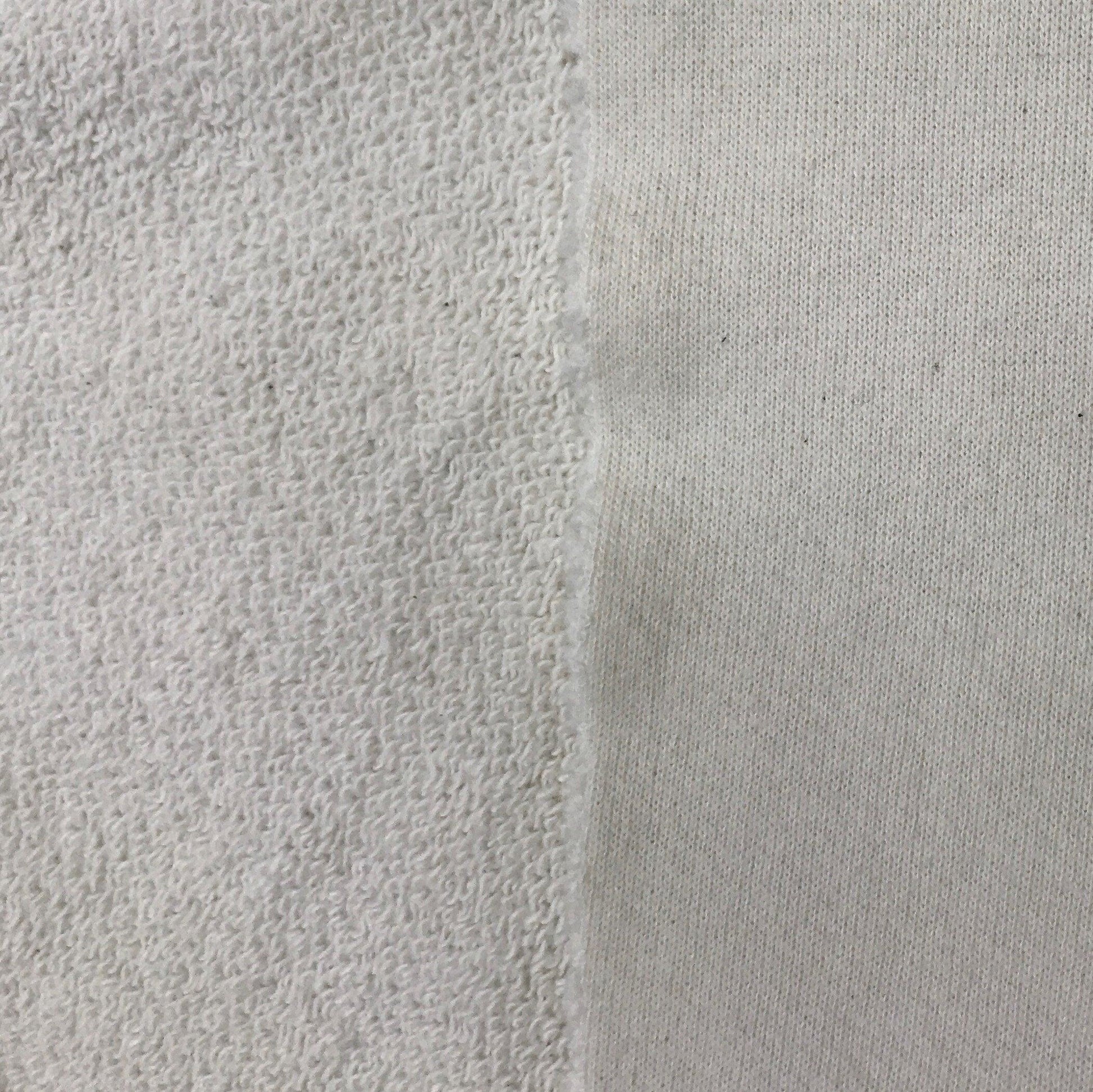 Natural Heavy Organic Cotton French Terry Fabric - Grown in the USA,  $16.50/yd - Rolls