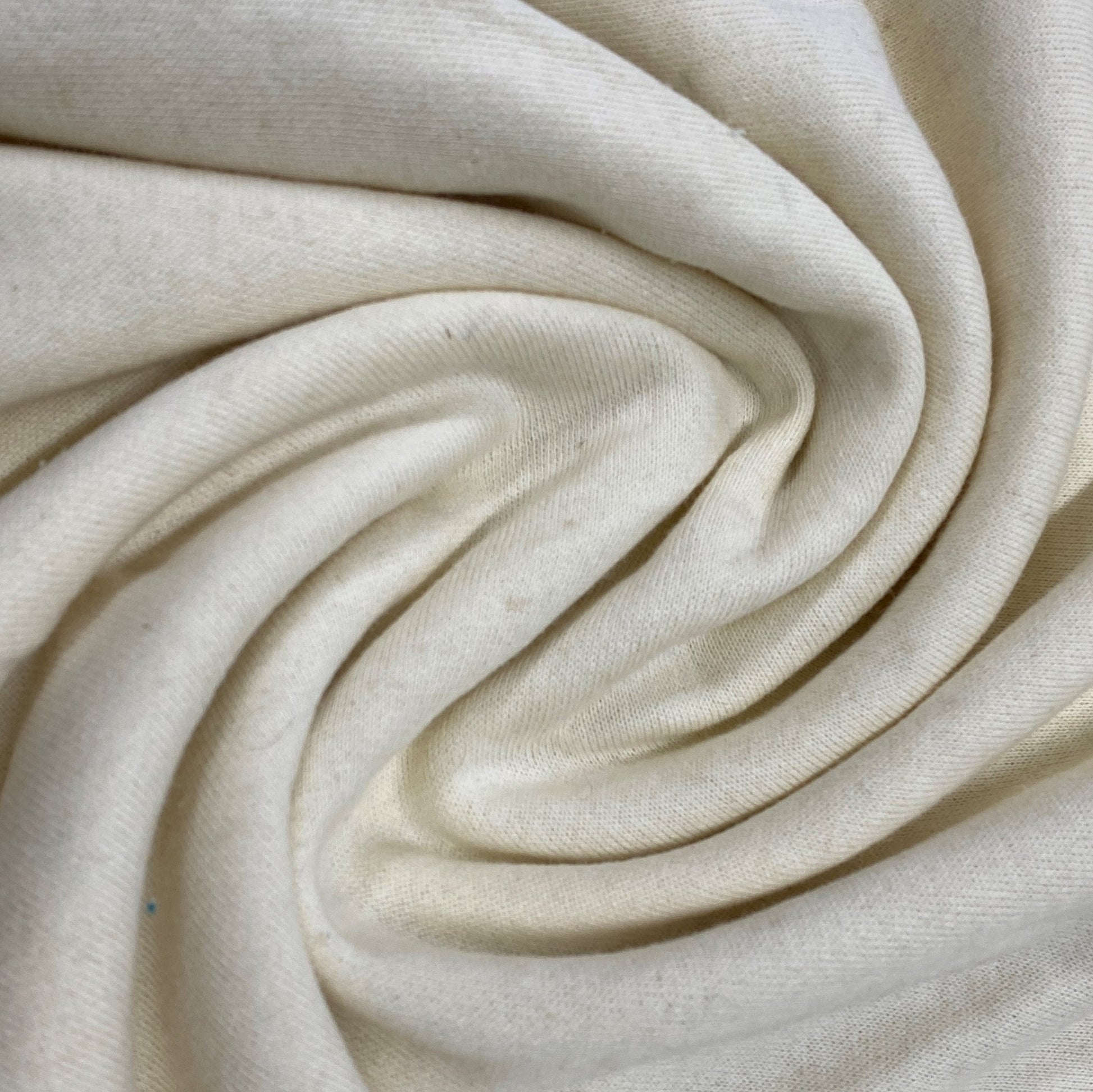 Organic Cotton Polyester Velour 280 gsm - Natural Organic Cotton Polyester Velour 280 gsm - Natural