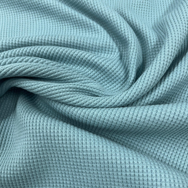 Nile Blue Organic Cotton Waffle Thermal Fabric – Nature's Fabrics