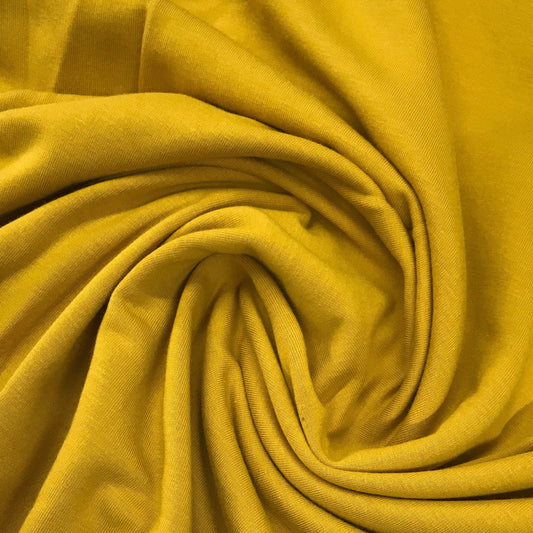 Nugget Gold Bamboo Stretch Fleece Fabric - Nature's Fabrics