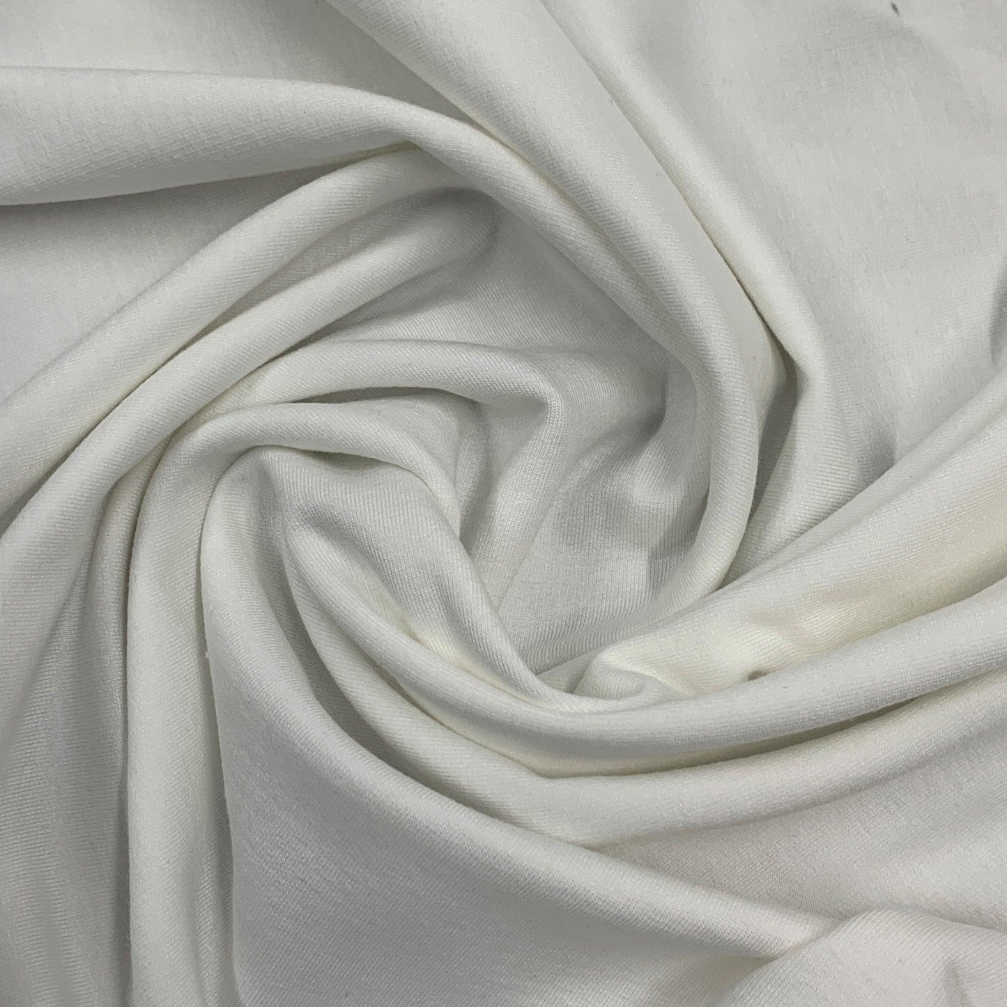 Off-White Bamboo Stretch Fleece Fabric - 300 GSM - Nature's Fabrics