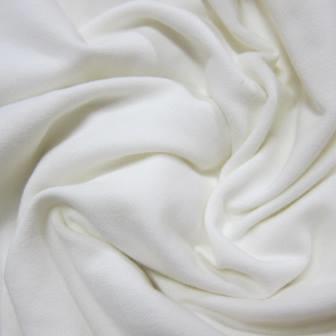 Off-White Bamboo Stretch French Terry Fabric - 280 GSM - Nature's Fabrics
