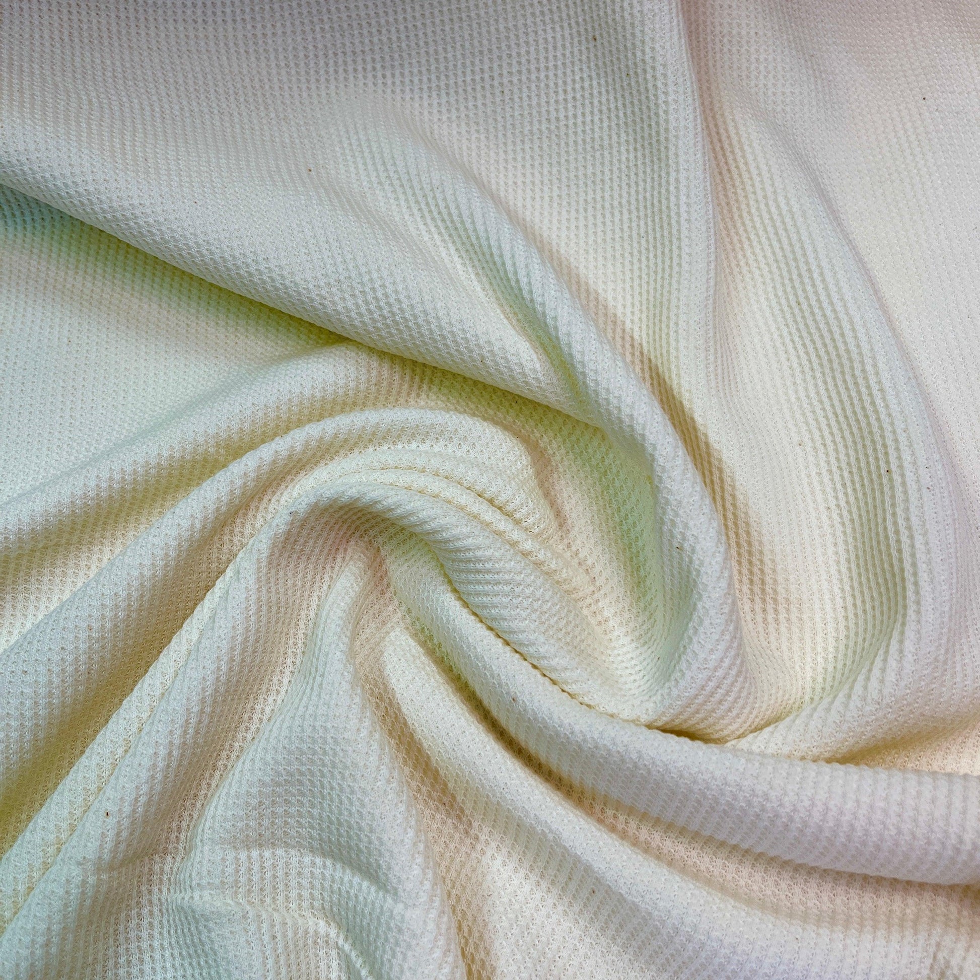 Off-White Cotton/Spandex Jersey Fabric- 200 GSM - Nature's Fabrics