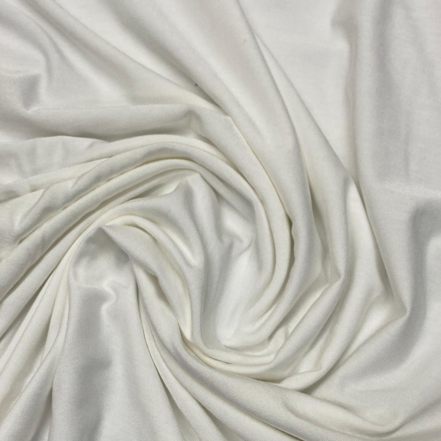 Off-White Modal/Spandex Jersey Fabric - 165 GSM - Nature's Fabrics