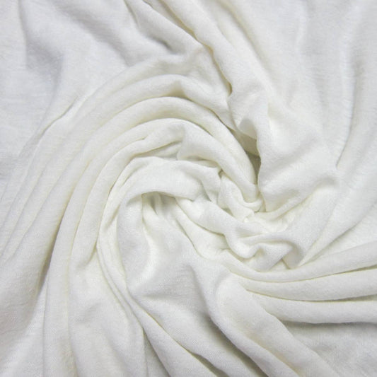 Off-White Organic Cotton Fleece Fabric - 280 GSM, $8.99/yd - Rolls - Nature's Fabrics