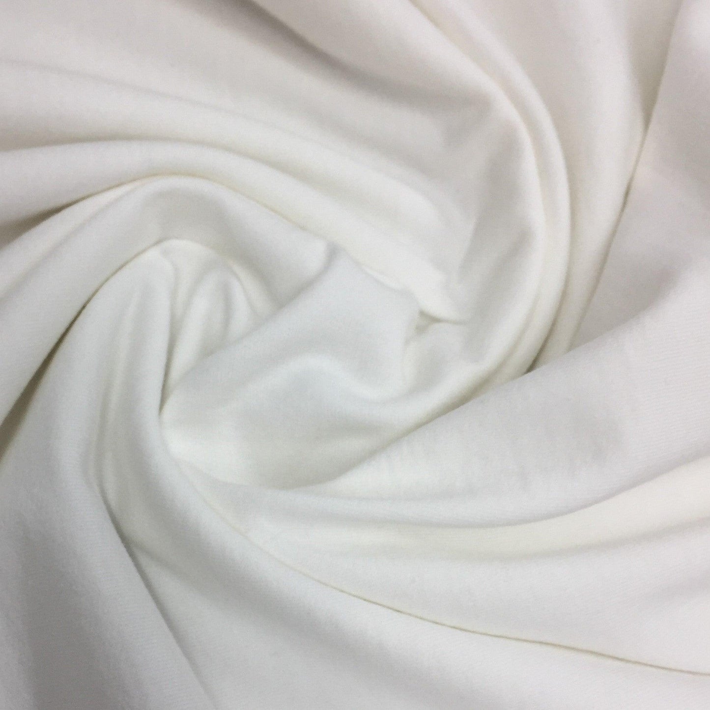Off-White Organic Cotton Fleece Fabric - 280 GSM