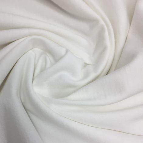 Off-White Organic Cotton Fleece Fabric - 300 GSM - Grown in the USA - Nature's Fabrics