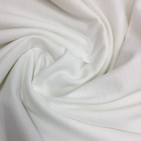 Off White Organic Cotton Fleece Fabric - 300 GSM - Grown in the USA - Nature's Fabrics