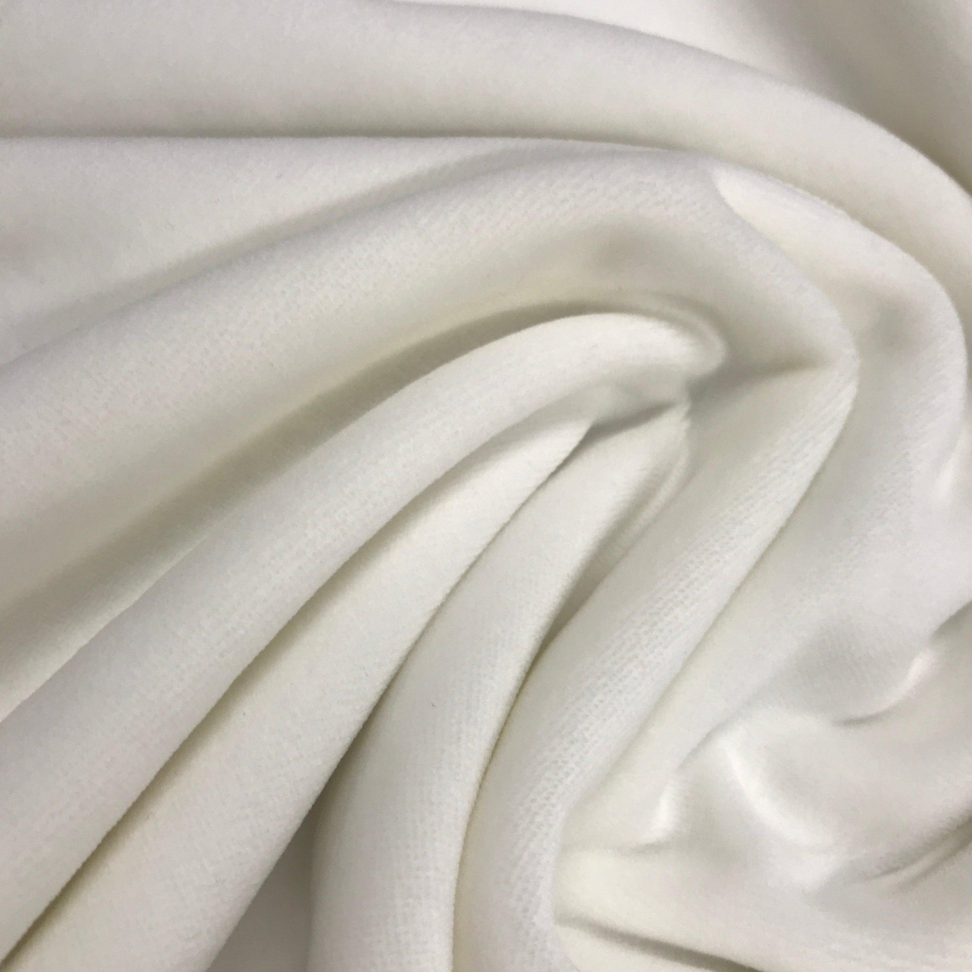 Off-White Organic Cotton Velour Fabric - Nature's Fabrics