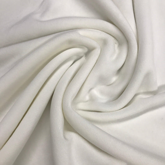 Off-White Organic Cotton Velour Fabric, $8.59/yd - Rolls - Nature's Fabrics
