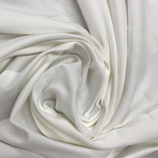 Off-White Organic Cotton/Spandex Jersey Fabric - $8.65/yd - Rolls - Nature's Fabrics