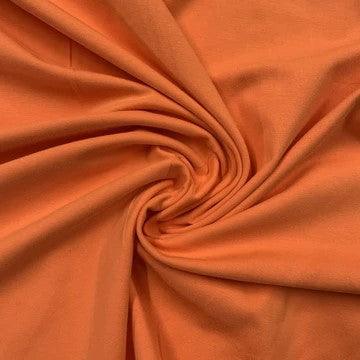 Orange Cotton/Spandex Jersey Fabric - Nature's Fabrics