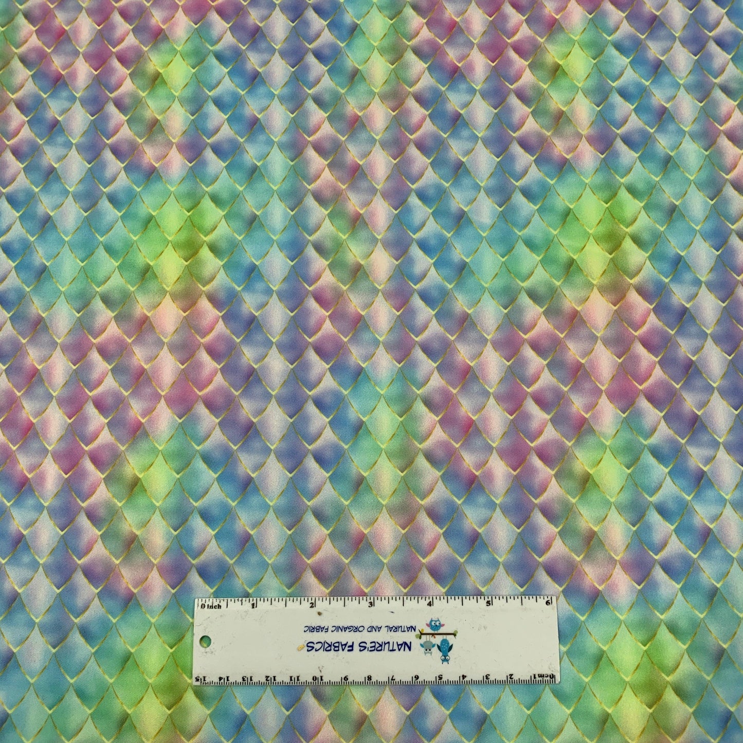 Pastel Dragon Scales 1 mil PUL Fabric - Made in the USA - Nature's Fabrics