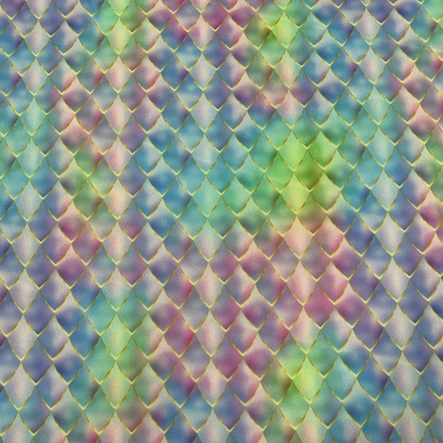 Pastel Dragon Scales 1 mil PUL Fabric - Made in the USA - Nature's Fabrics