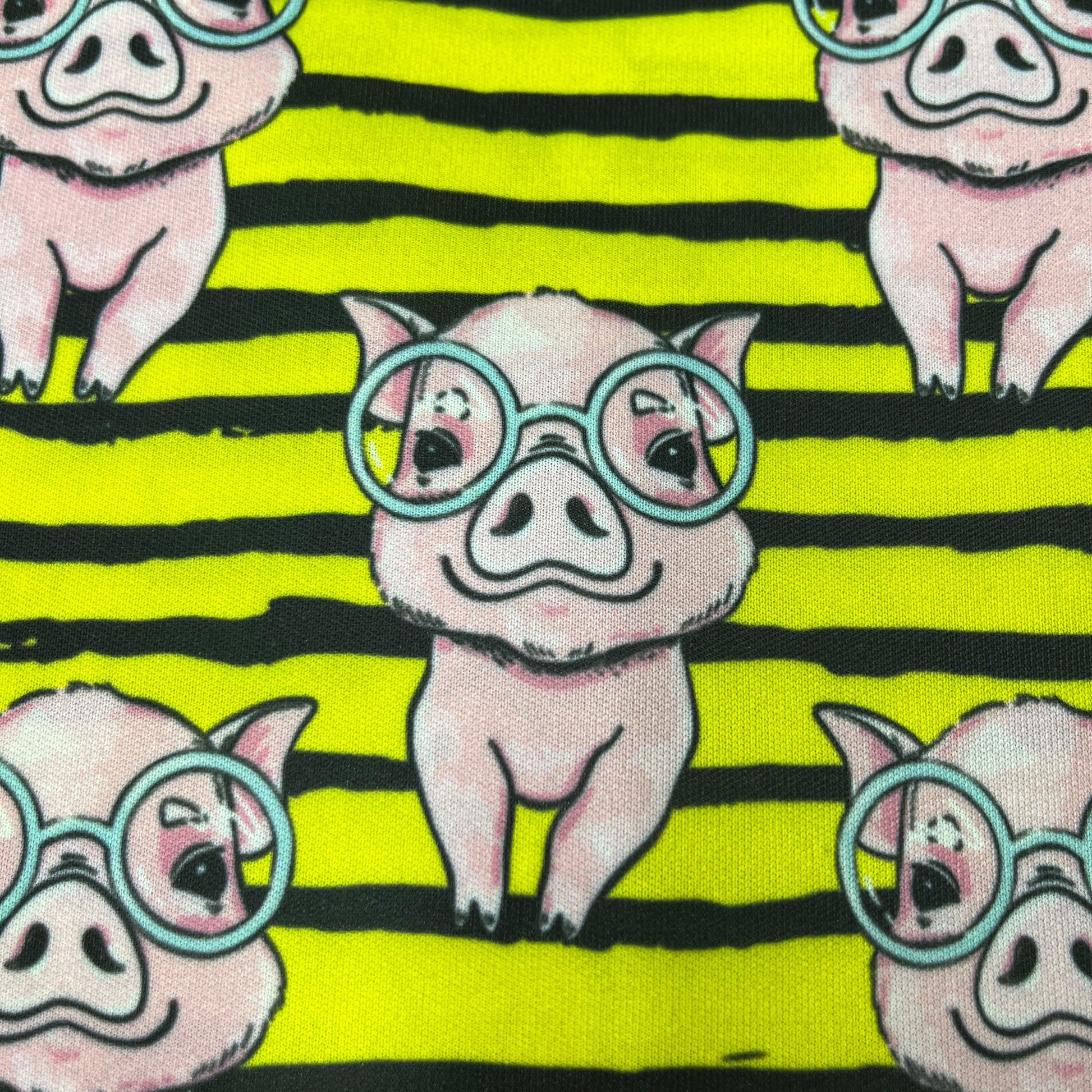 Pigs in Glasses 1 mil PUL Fabric - Made in the USA - Nature's Fabrics