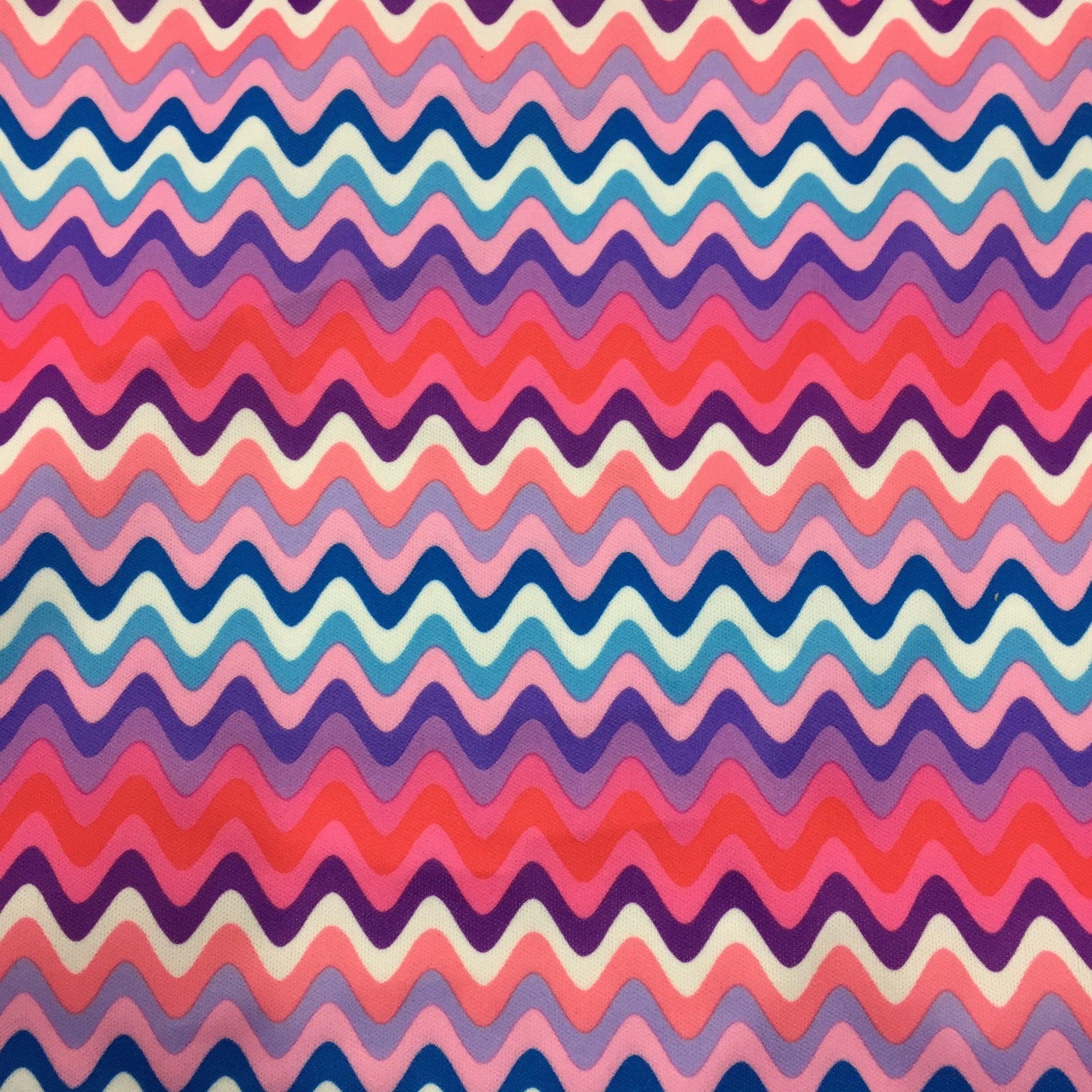Pink Chevron 1 mil PUL Fabric - Made in the USA - Nature's Fabrics
