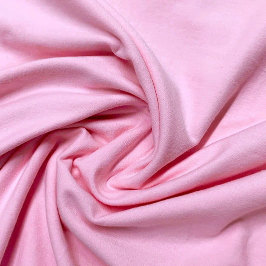 Pink Cotton/Spandex Jersey Fabric - 200 GSM - Nature's Fabrics