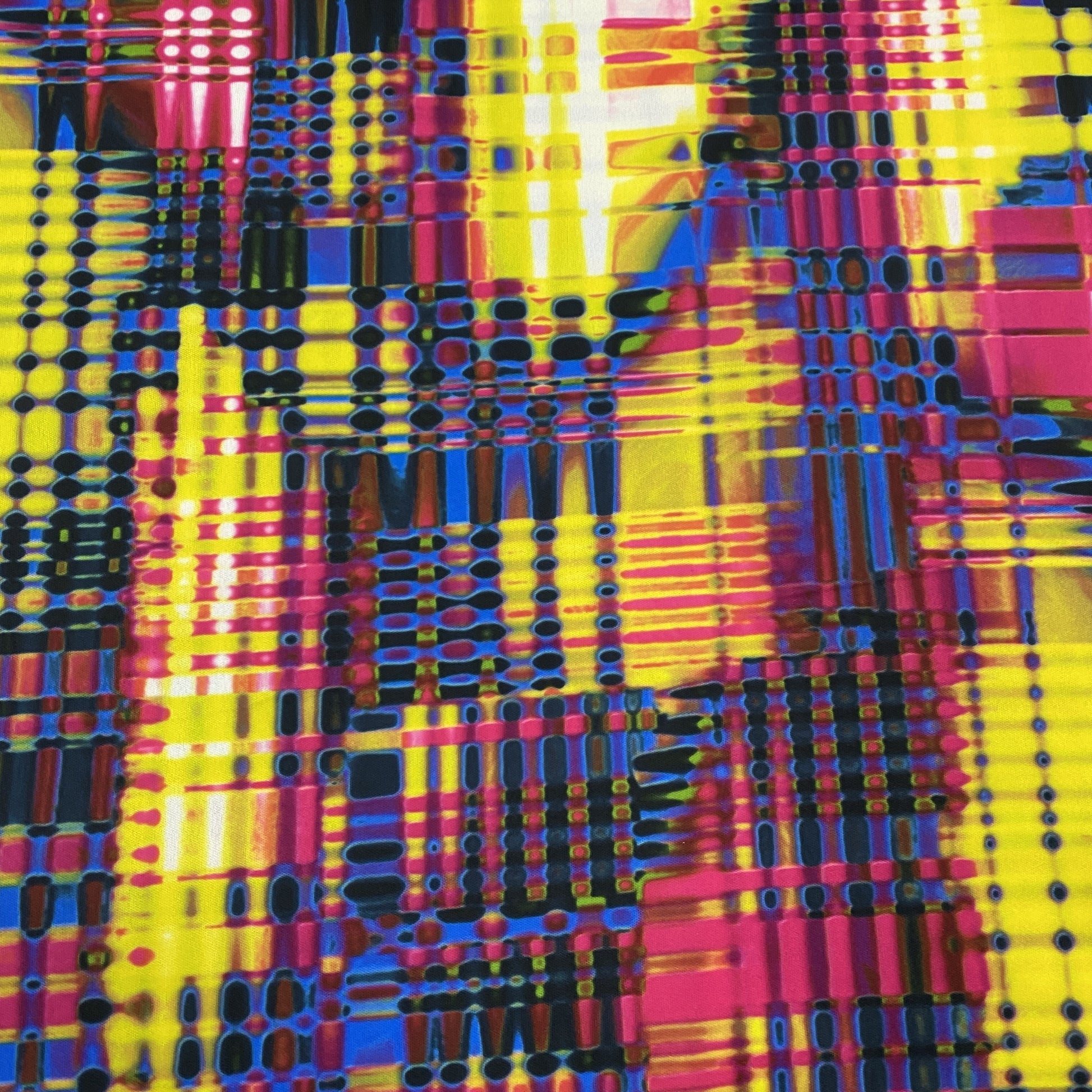 Pink Hashtag Plaid 1 mil PUL Fabric - Made in the USA - Nature's Fabrics
