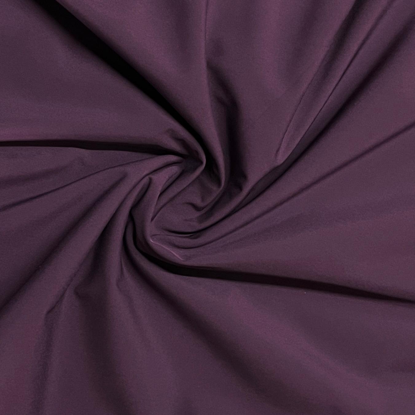 Plum and Black Softshell Fabric - Two Sides - Nature's Fabrics