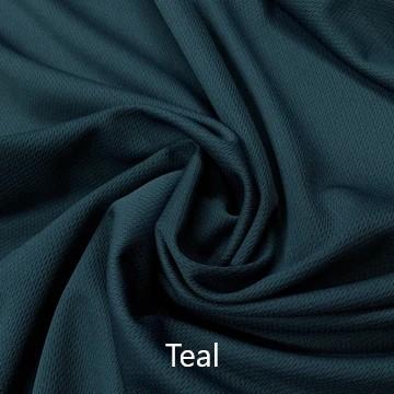 Teal Polyester Athletic Wicking Jersey Fabric – Nature's Fabrics