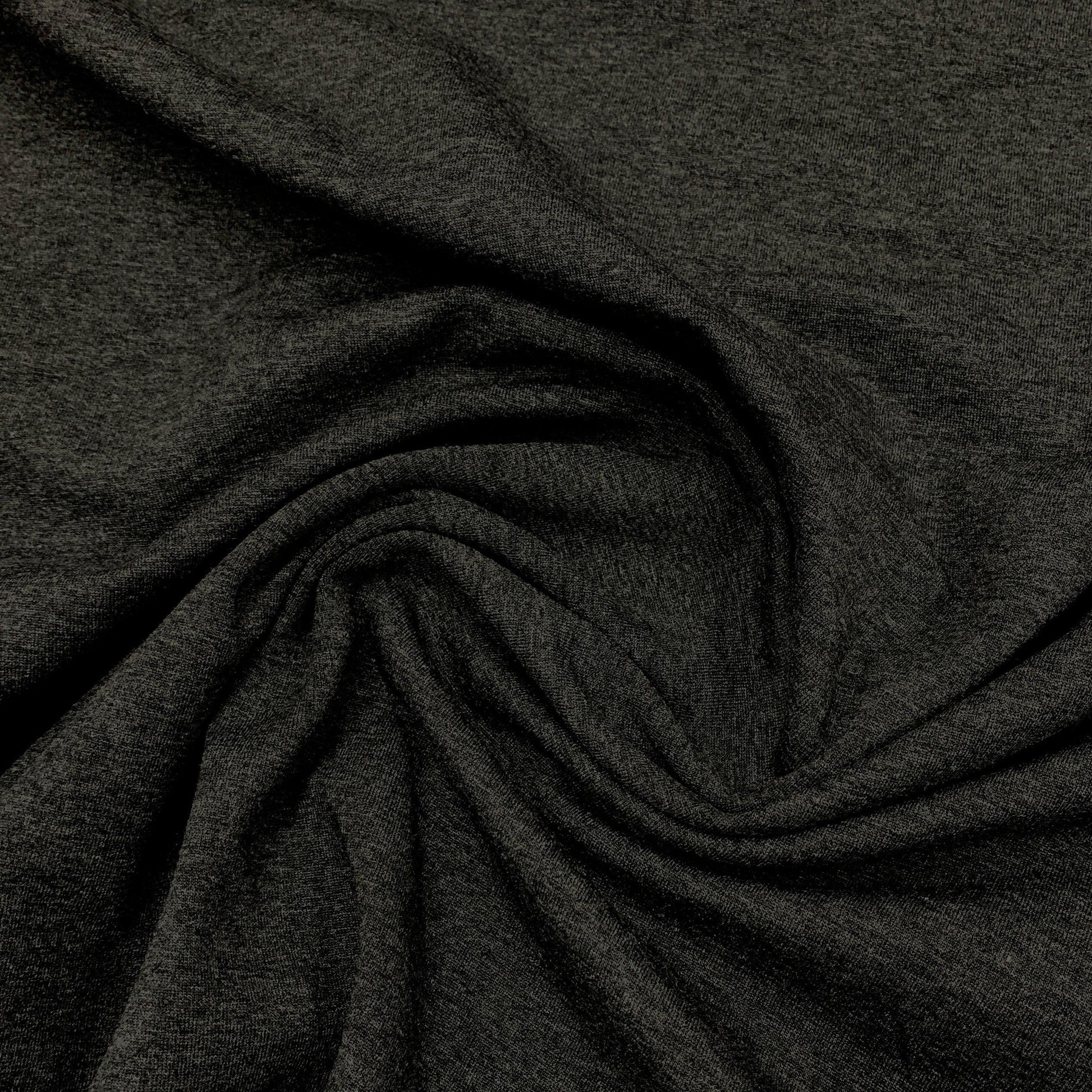 Princeton Gray Heather Rayon/Spandex Jersey Fabric - Nature's Fabrics
