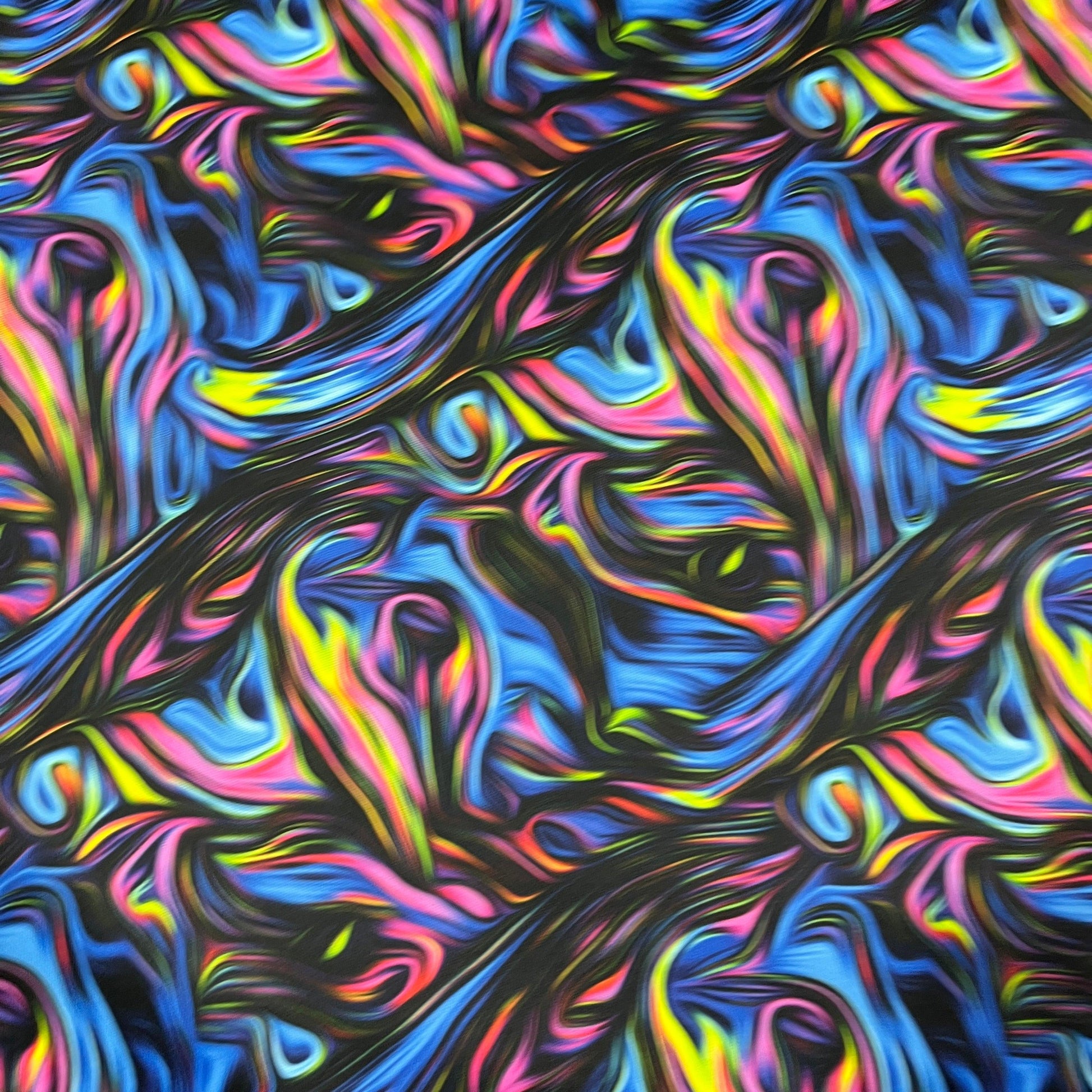 Psychedelic Swirl on 1 mil PUL Fabric - Made in the USA - Nature's Fabrics