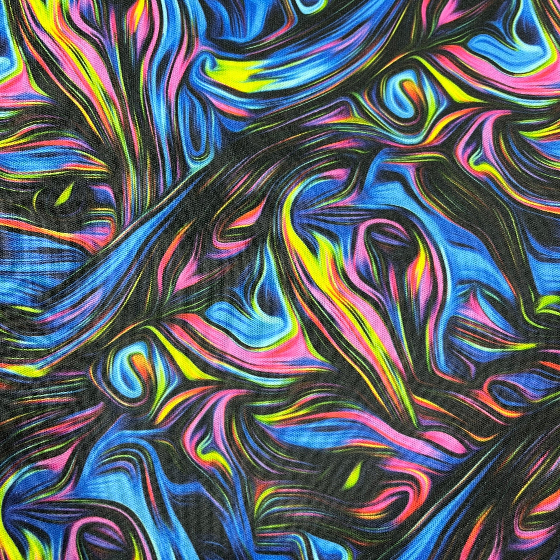 Psychedelic Swirl on 1 mil PUL Fabric - Made in the USA - Nature's Fabrics