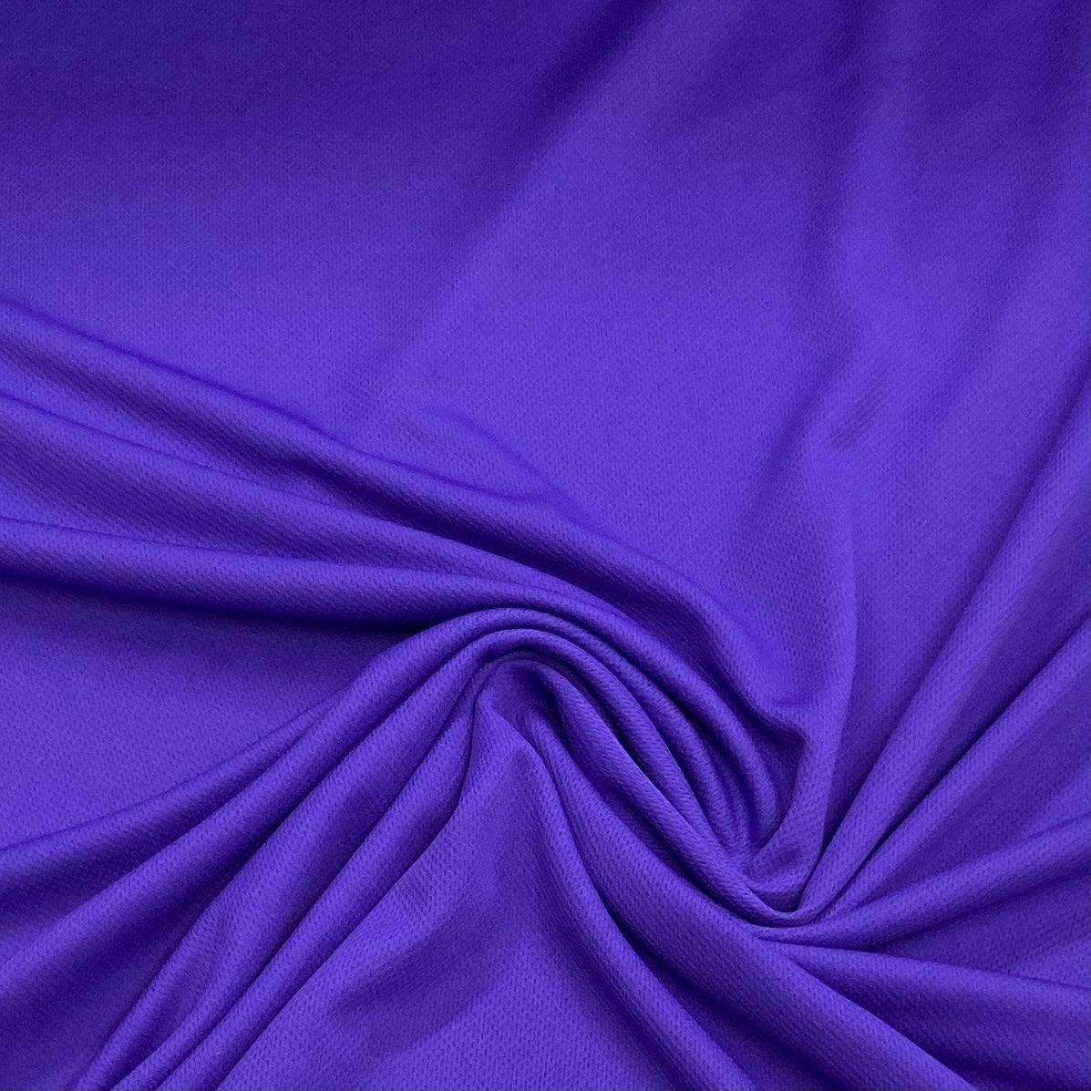 Purple Polyester Athletic Wicking Jersey Fabric - Nature's Fabrics