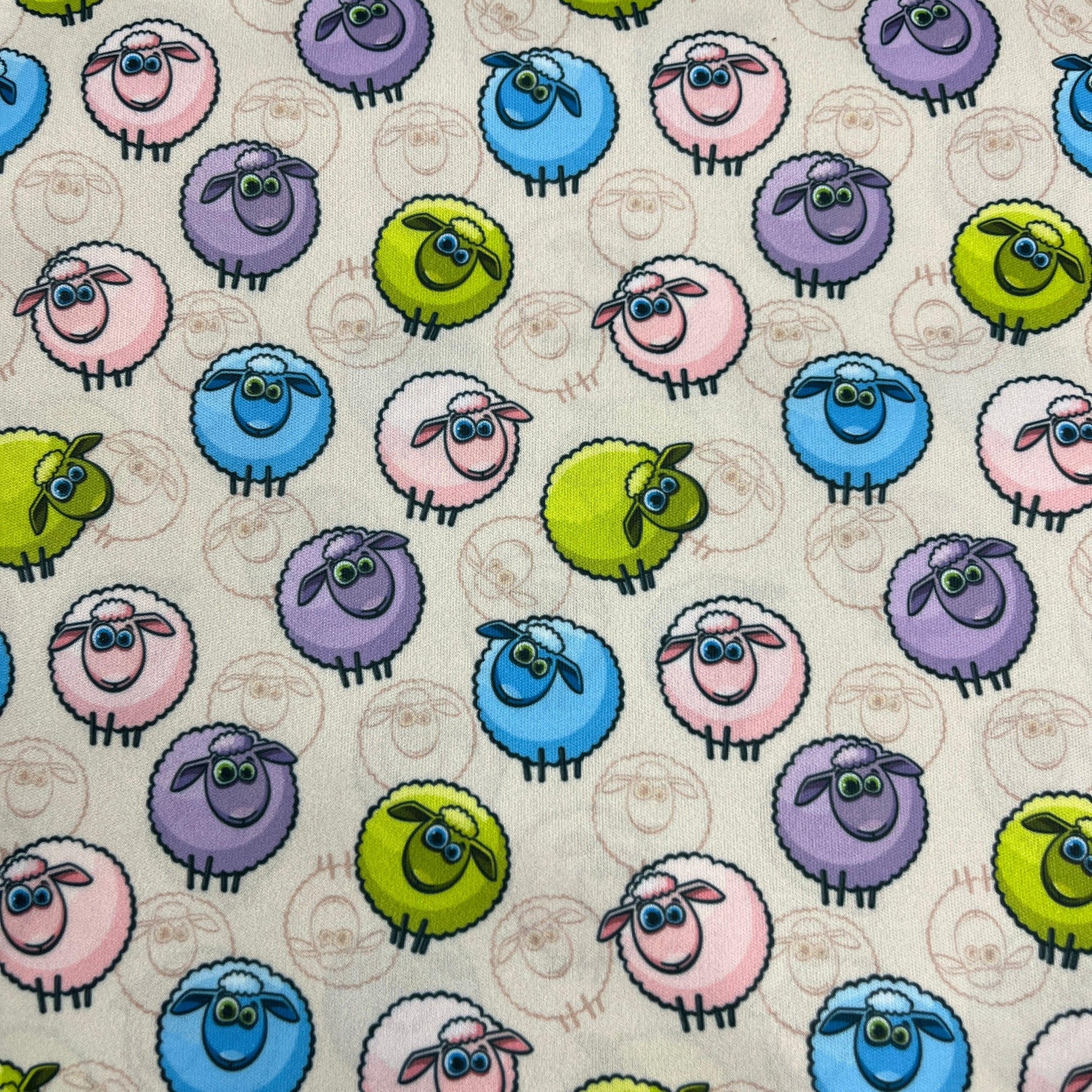 Rainbow Sheep 1 mil PUL Fabric - Made in the USA - Nature's Fabrics