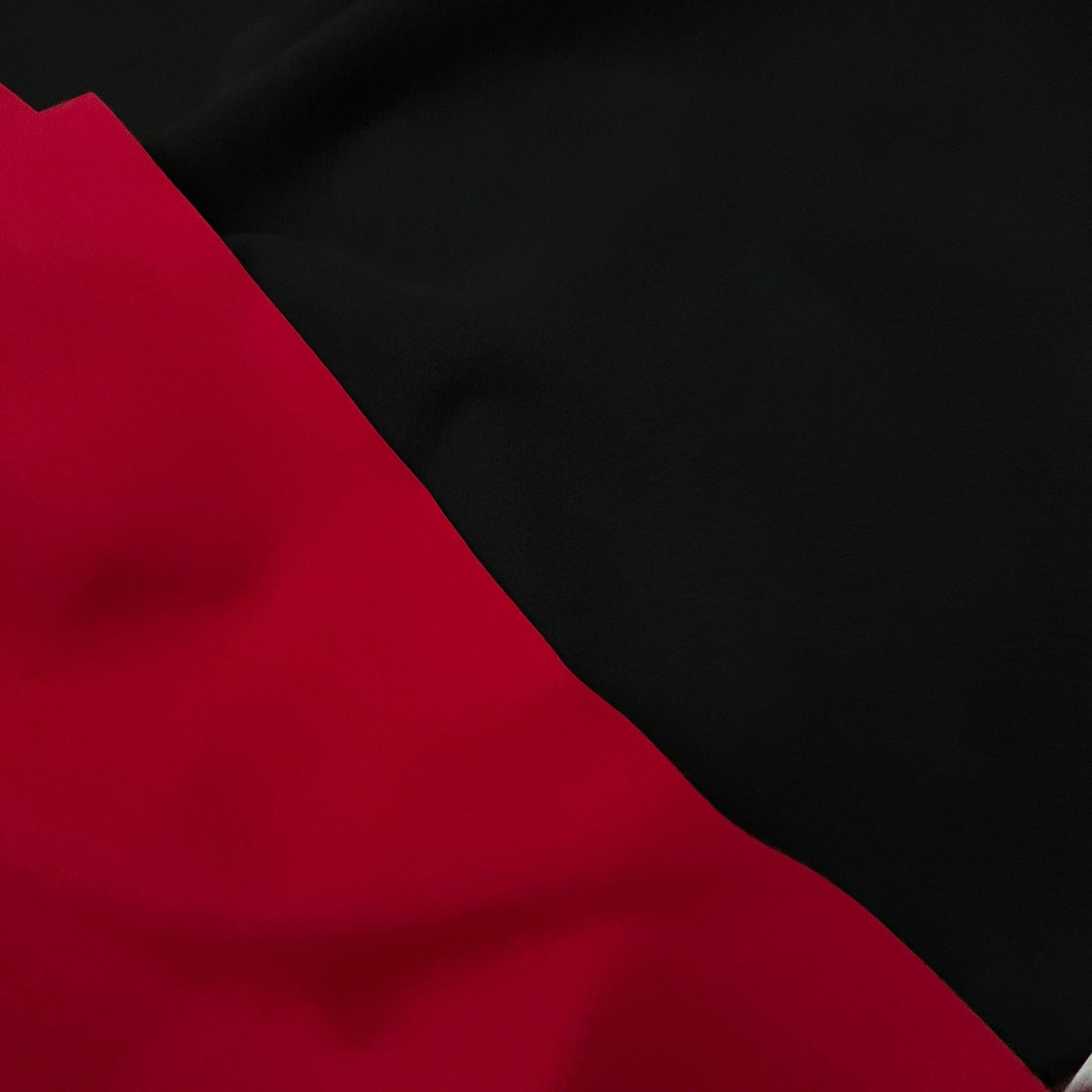 Red and Black Softshell Fabric - Two Sides – Nature's Fabrics