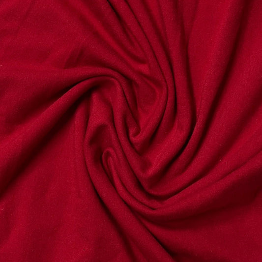 Red Cotton/Spandex Jersey Fabric - 200 GSM - Nature's Fabrics