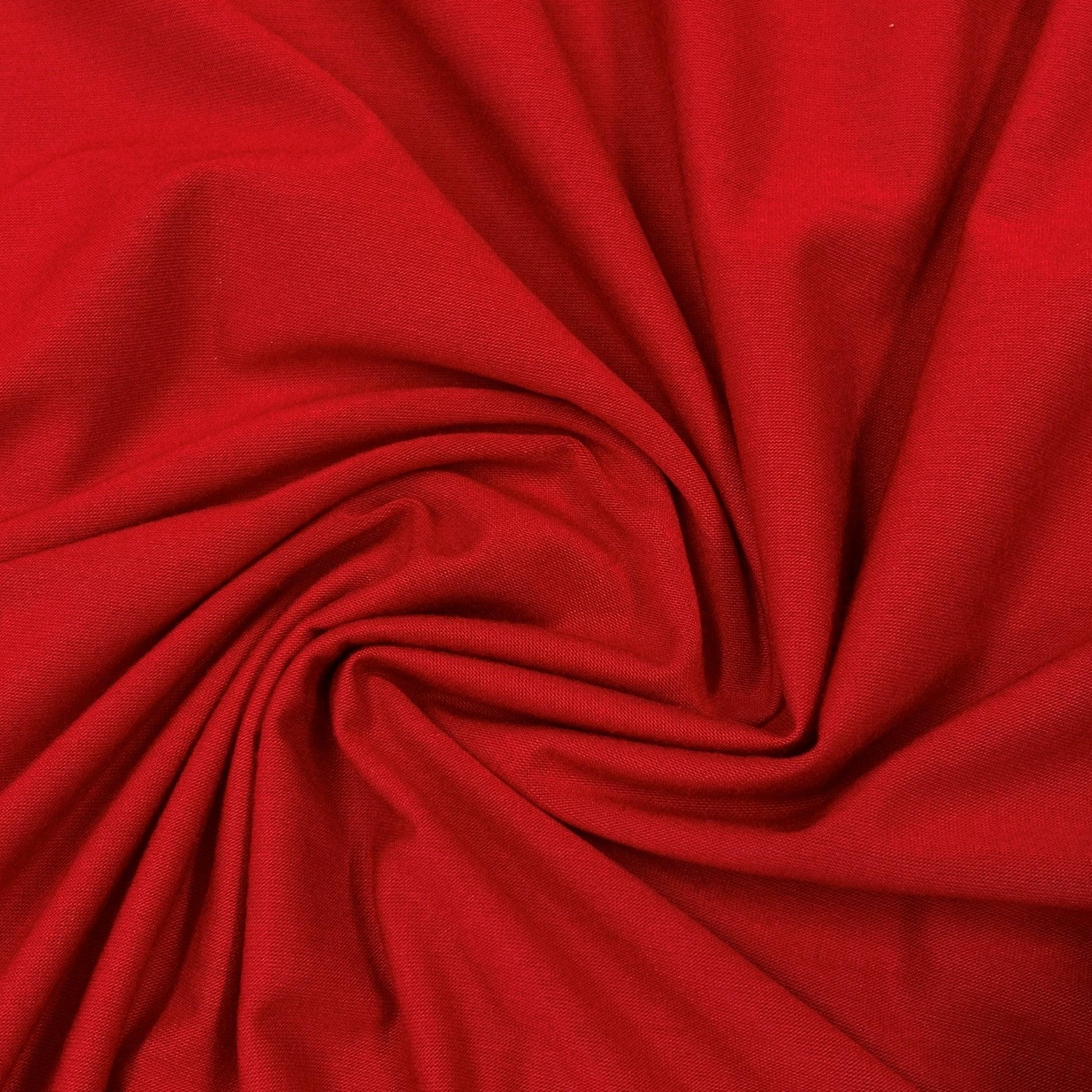 Red Hot Modal/Spandex Jersey Fabric - Nature's Fabrics