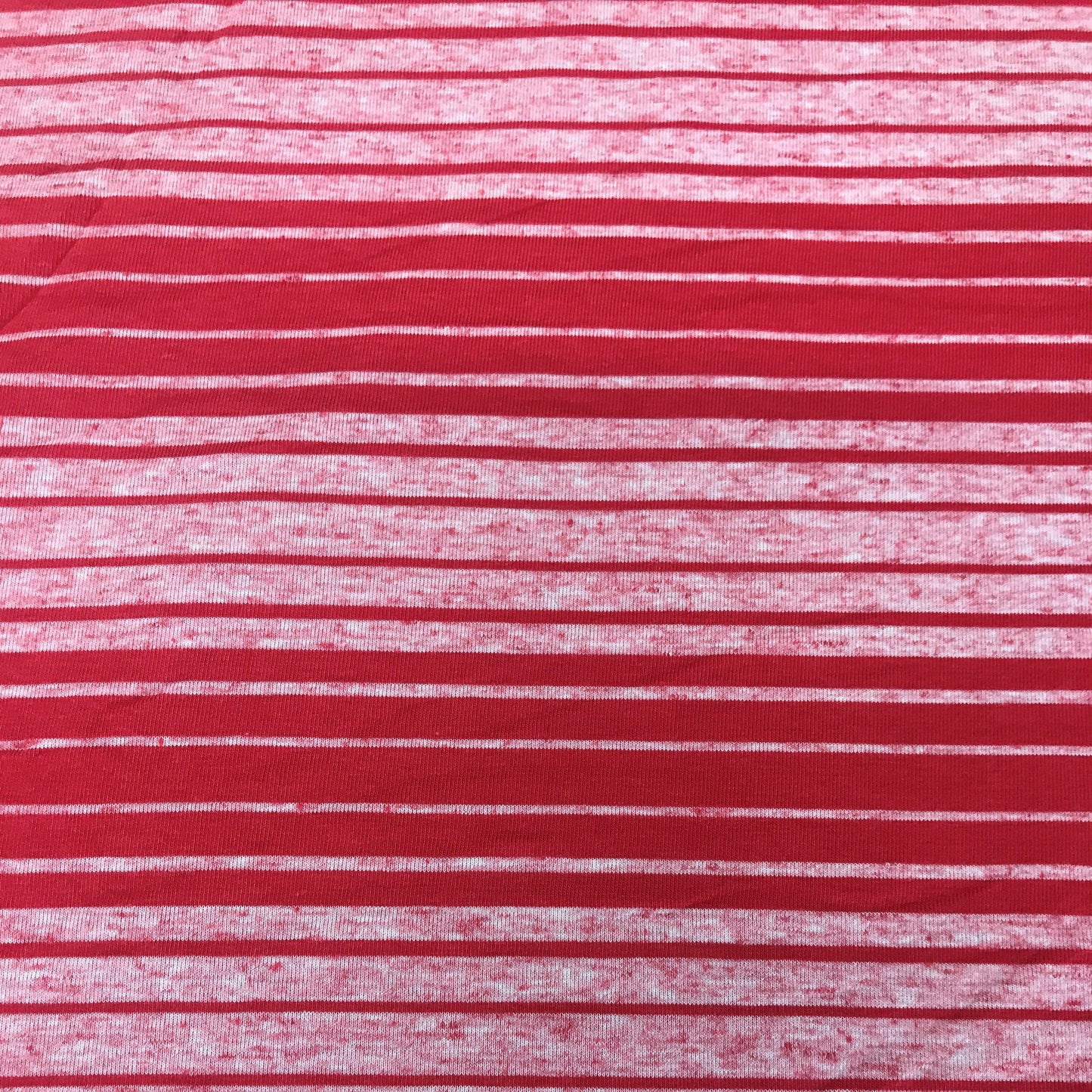 Red Stripes on Bamboo/Spandex Jersey Fabric - Nature's Fabrics