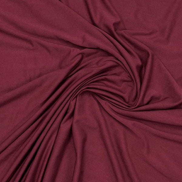 Red Wine, Bamboo Spandex Fabric