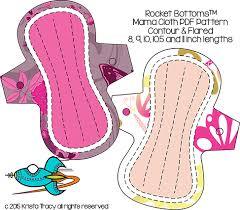 Rocket Bottoms Mama Cloth Pattern Flared Digital Sewing Pattern - Nature's Fabrics
