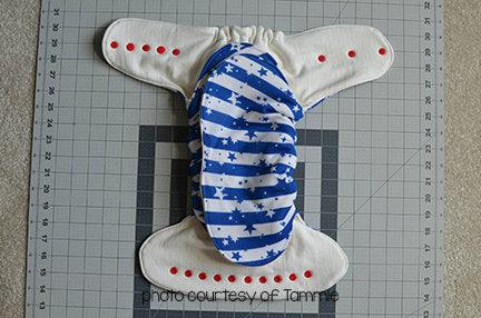 Rocket Bottoms Toddler / XXL Fitted Diaper Pattern Cloth Diaper Digital Sewing Pattern - Nature's Fabrics