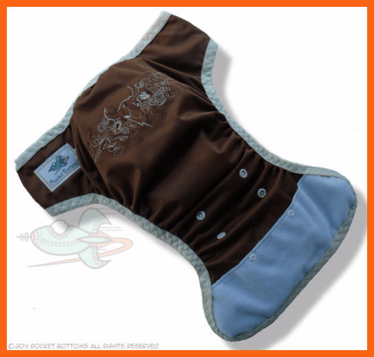Rocket Bottoms Twist One Size Cloth Diaper Digital Sewing Pattern - Nature's Fabrics