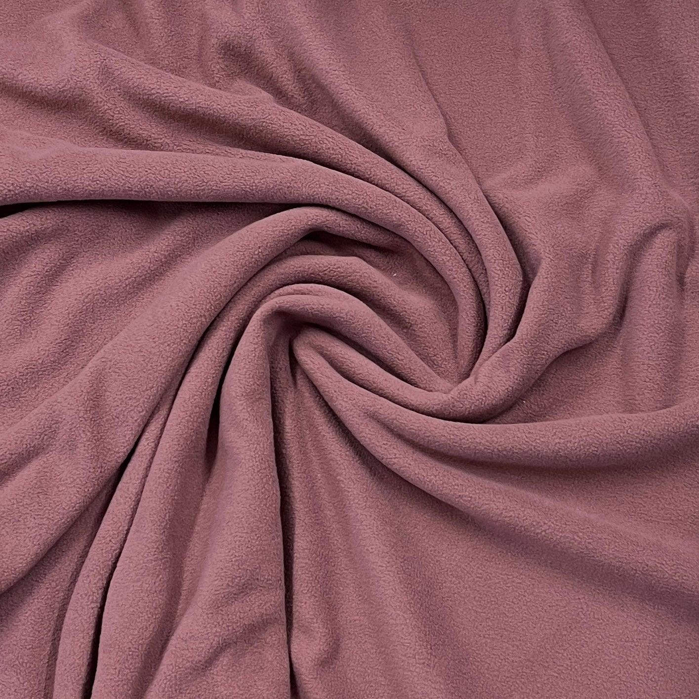 Rose Brown Microfleece Fabric - 250 GSM - Nature's Fabrics