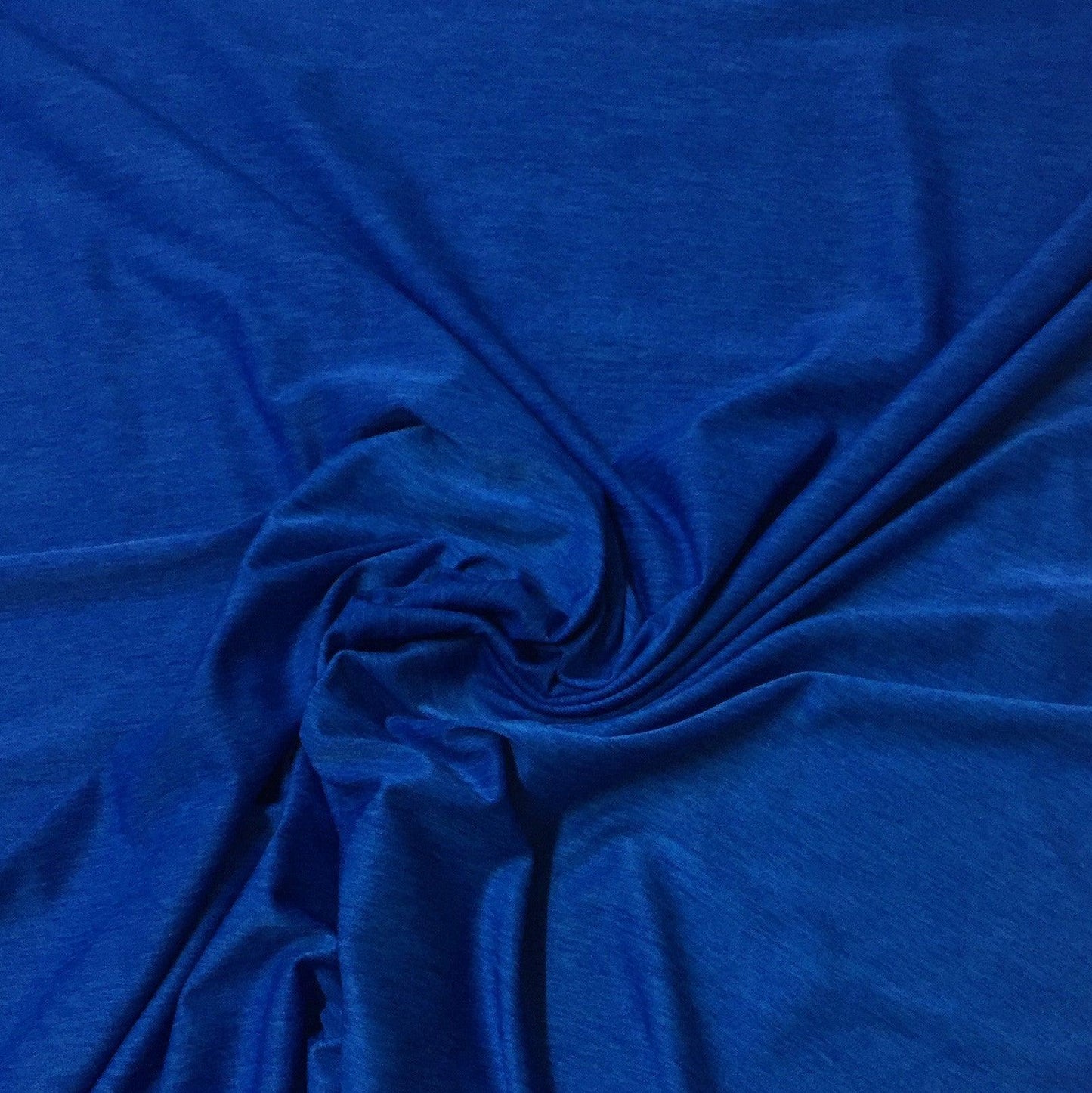 Royal Blue Space Dye on Poly/Spandex Jersey