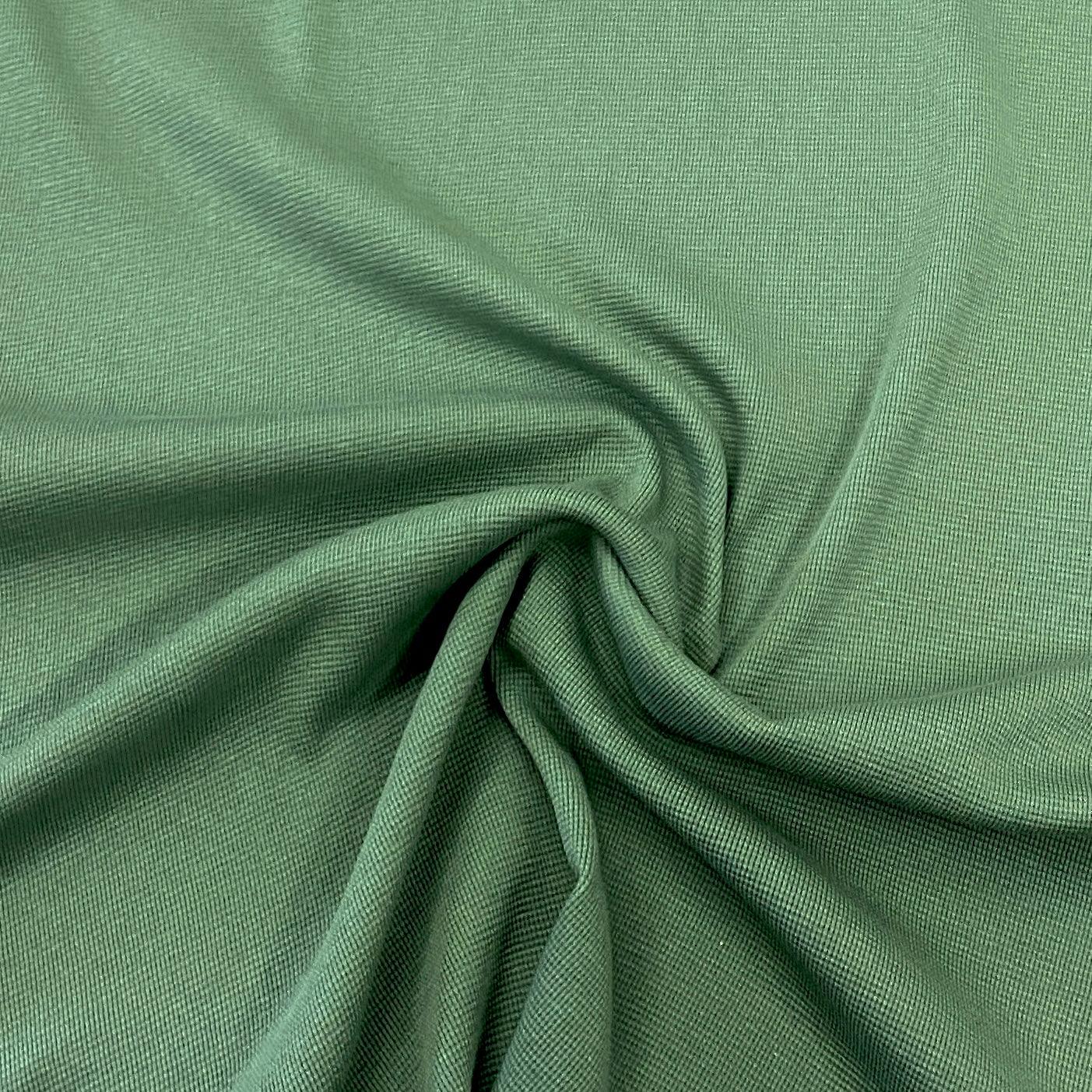 Sage Polyester/Spandex/Cotton Thermal Fabric - Nature's Fabrics