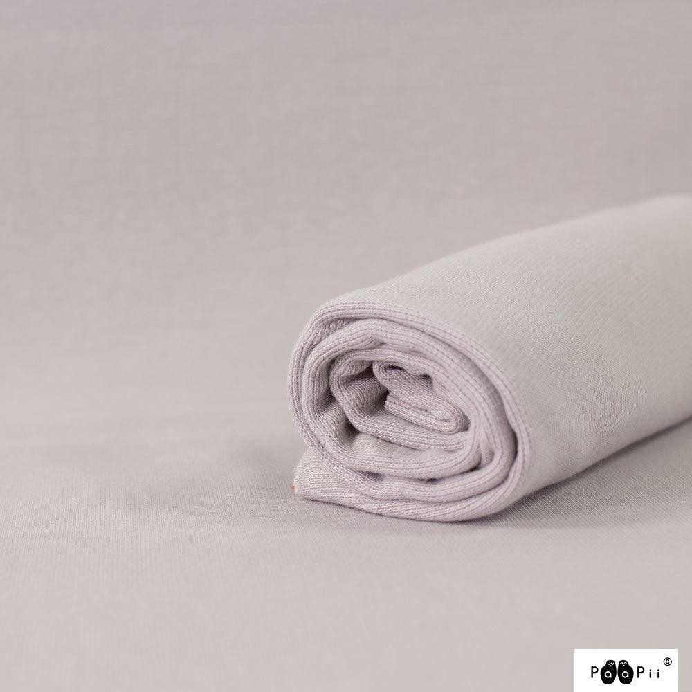 Sand Organic Cotton/Spandex Rib Knit Fabric - Nature's Fabrics
